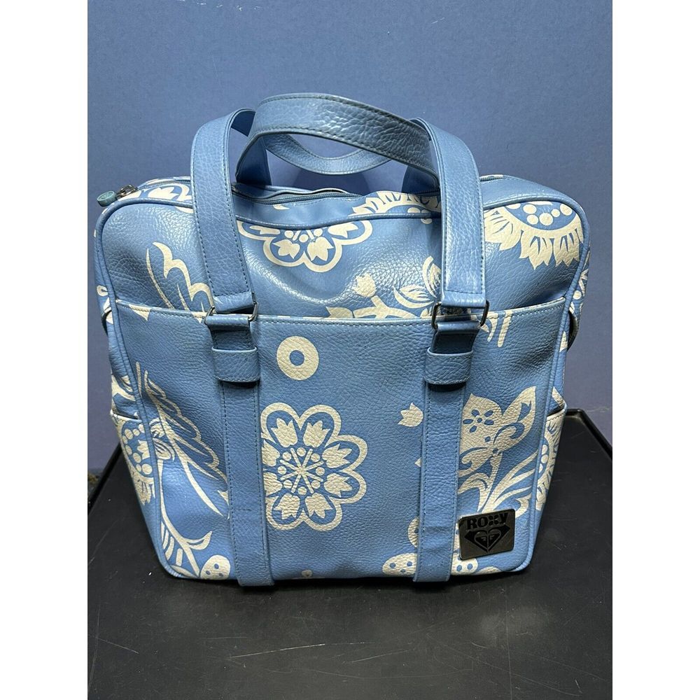 Roxy Blue and Cream Travel Bag